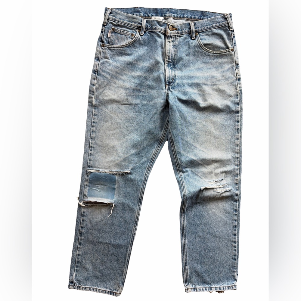 Carhartt Light Blue Distressed Jeans